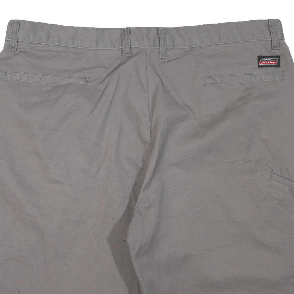 DICKIES Mens Shorts Grey Casual XL W40 Polyester Blend Workwear