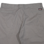 DICKIES Mens Shorts Grey Casual XL W40 Polyester Blend Workwear