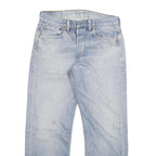 LEVI'S 501 Mens Light Blue Regular Straight Denim Stone Wash Jeans W31 L27