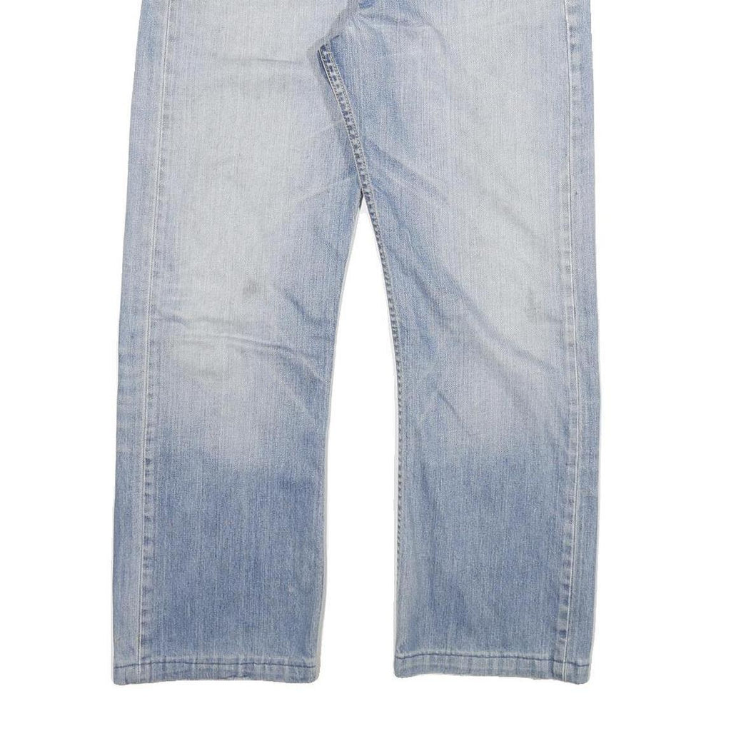 LEVI'S 501 Mens Light Blue Regular Straight Denim Stone Wash Jeans W31 L27