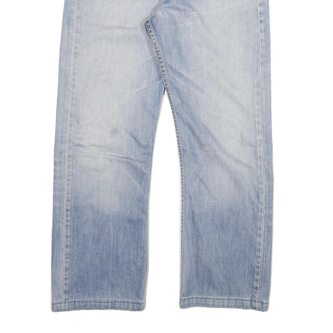 LEVI'S 501 Mens Light Blue Regular Straight Denim Stone Wash Jeans W31 L27