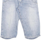 MATINIQUE Mens Denim Blue Casual Shorts XL W34 Cotton Blend Comfortable Fit