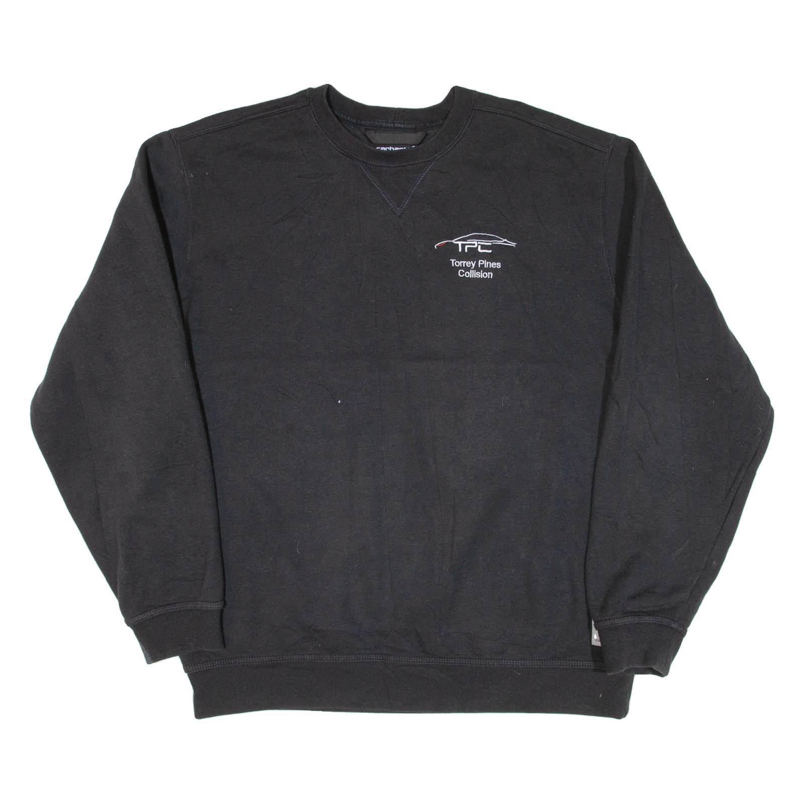 CARHARTT Loose Fit Mens Sweatshirt Black USA L