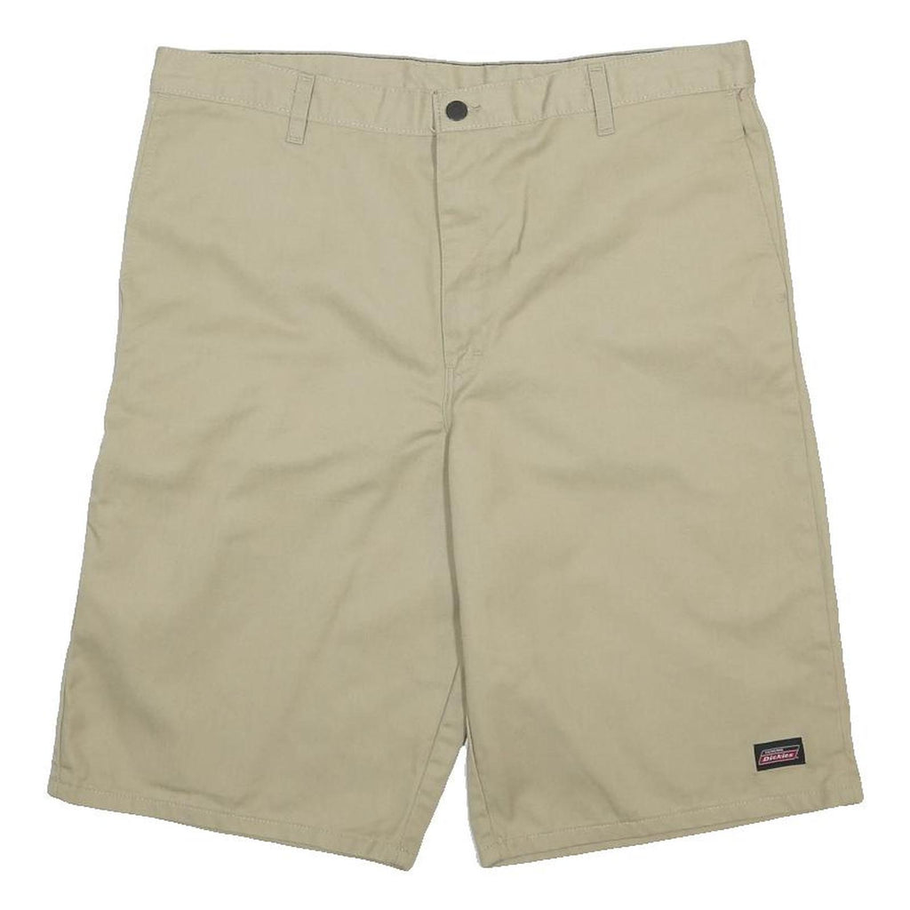 DICKIES Mens Shorts Beige Casual XL W38 Durable Cotton Blend Workwear