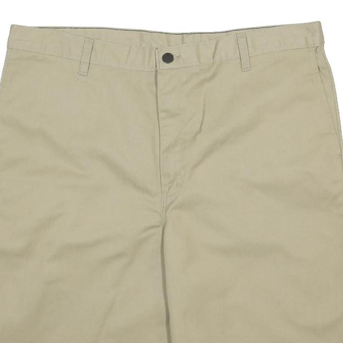 DICKIES Mens Shorts Beige Casual XL W38 Durable Cotton Blend Workwear