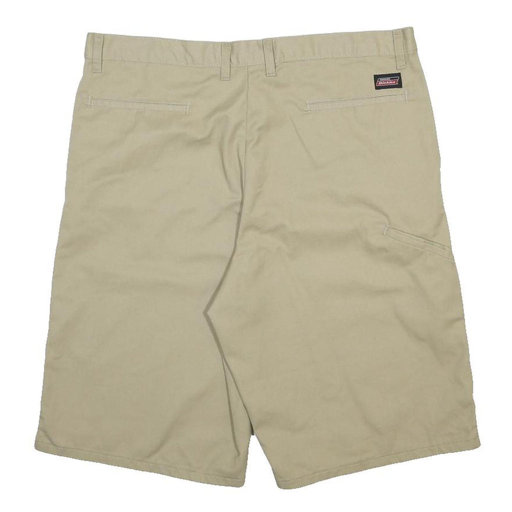 DICKIES Mens Shorts Beige Casual XL W38 Durable Cotton Blend Workwear