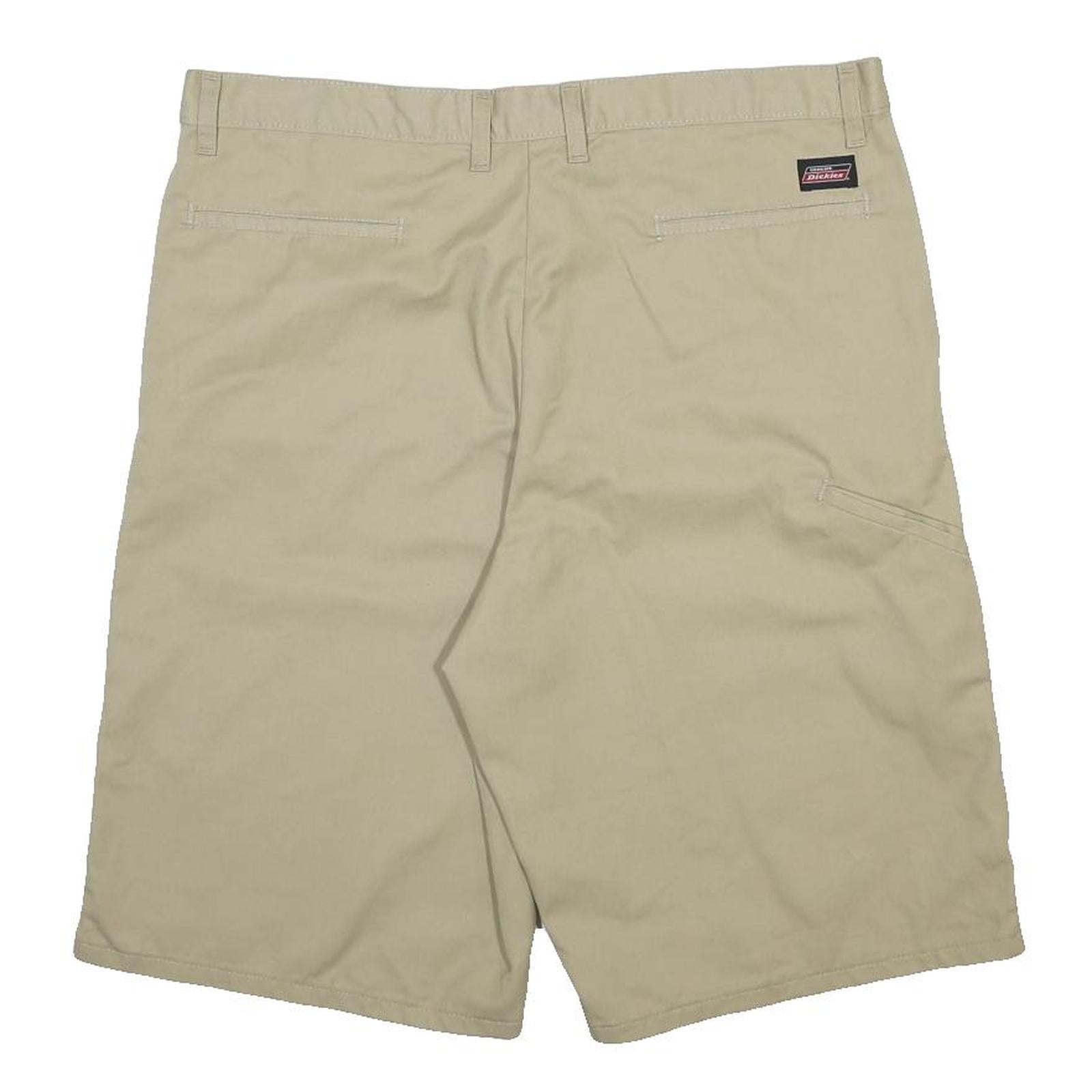 DICKIES Mens Shorts Beige Casual XL W38 Durable Cotton Blend Workwear