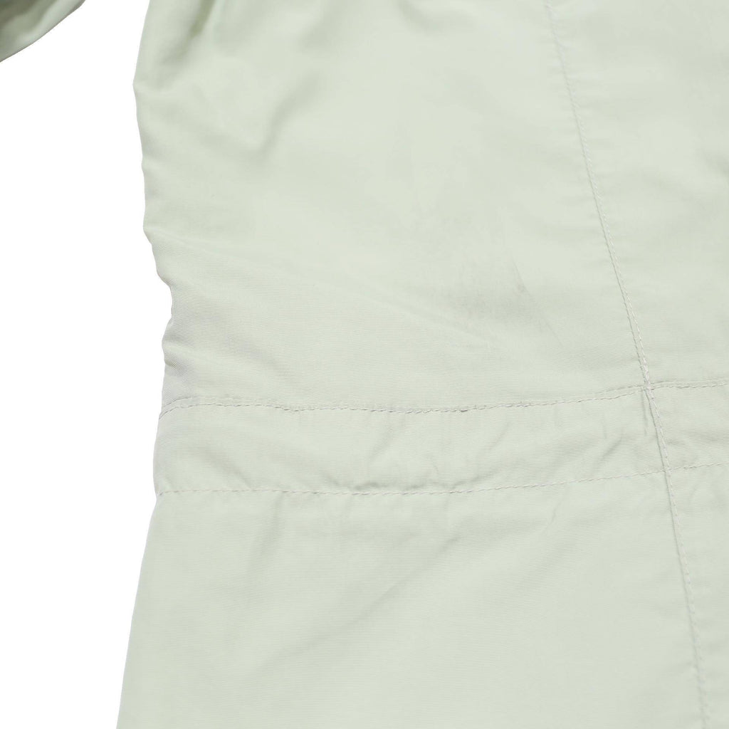 COLUMBIA Womens Grey & Light Green Outdoor Jacket S Nylon Zip Hooded Plain
