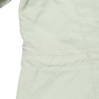 COLUMBIA Womens Grey & Light Green Outdoor Jacket S Nylon Zip Hooded Plain