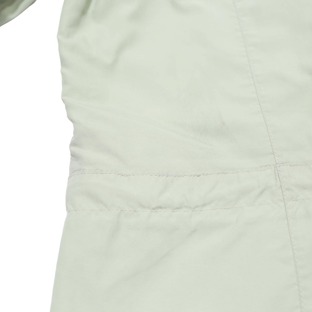 COLUMBIA Womens Grey & Light Green Outdoor Jacket S Nylon Zip Hooded Plain