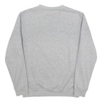ADIDAS Mens Grey Cotton Blend Crew Neck Sweatshirt L Logo L