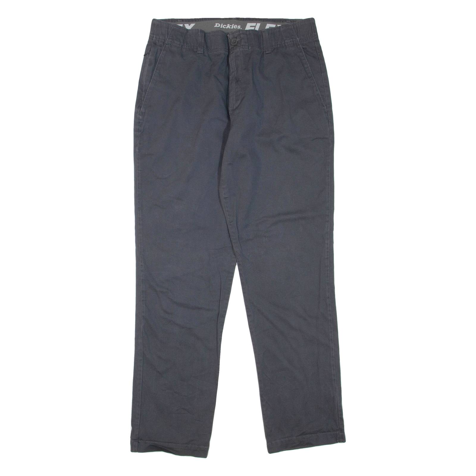 DICKIES Mens Trousers Grey Regular Tapered W32 L31
