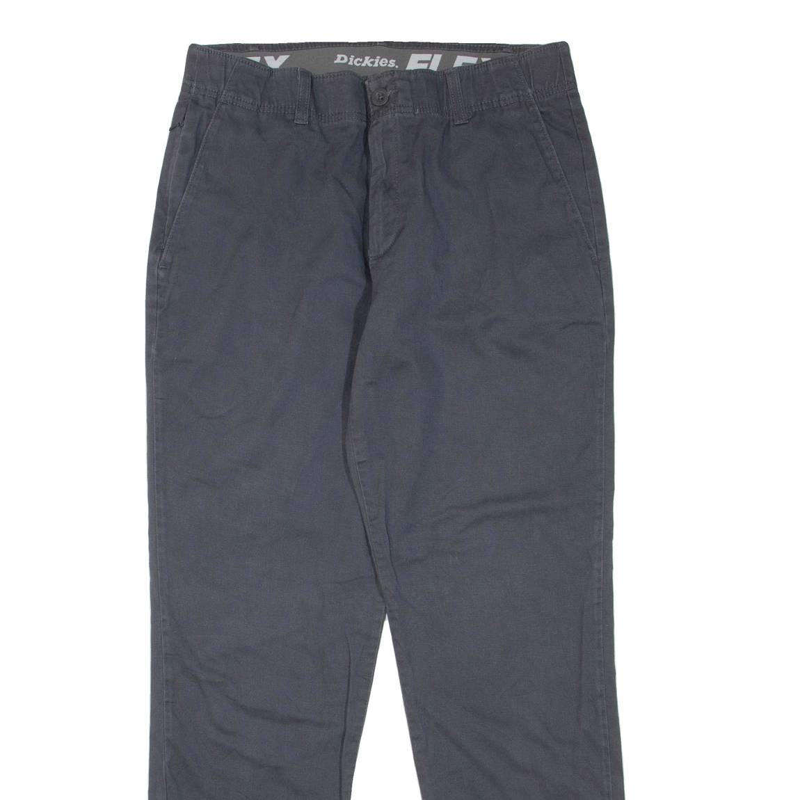 DICKIES Mens Trousers Grey Regular Tapered W32 L31