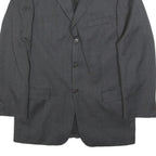 PIERRE BALMAIN Mens Grey Wool Blend Jacket L Button Classic Formal Tailored