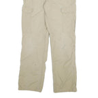 CARHARTT Mens Cotton Blend Beige Relaxed Straight Trousers W32 L32 Workwear