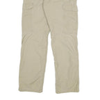 CARHARTT Mens Cotton Blend Beige Relaxed Straight Trousers W32 L32 Workwear
