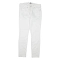 TOMMY HILFIGER Womens Jeans White Regular Skinny W30 L31