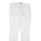 TOMMY HILFIGER Womens Jeans White Regular Skinny W30 L31