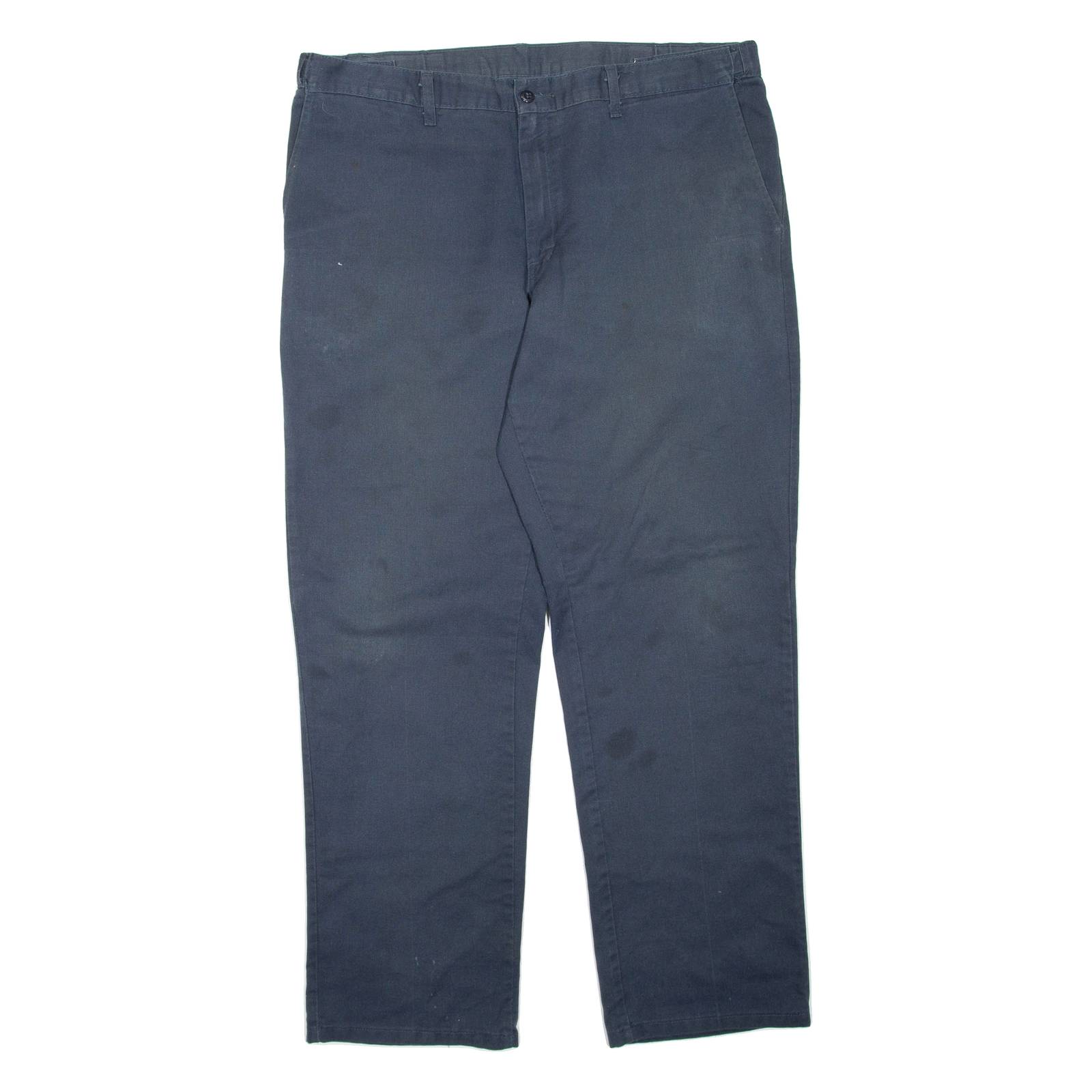 DICKIES Mens Trousers Blue Regular Tapered W38 L32