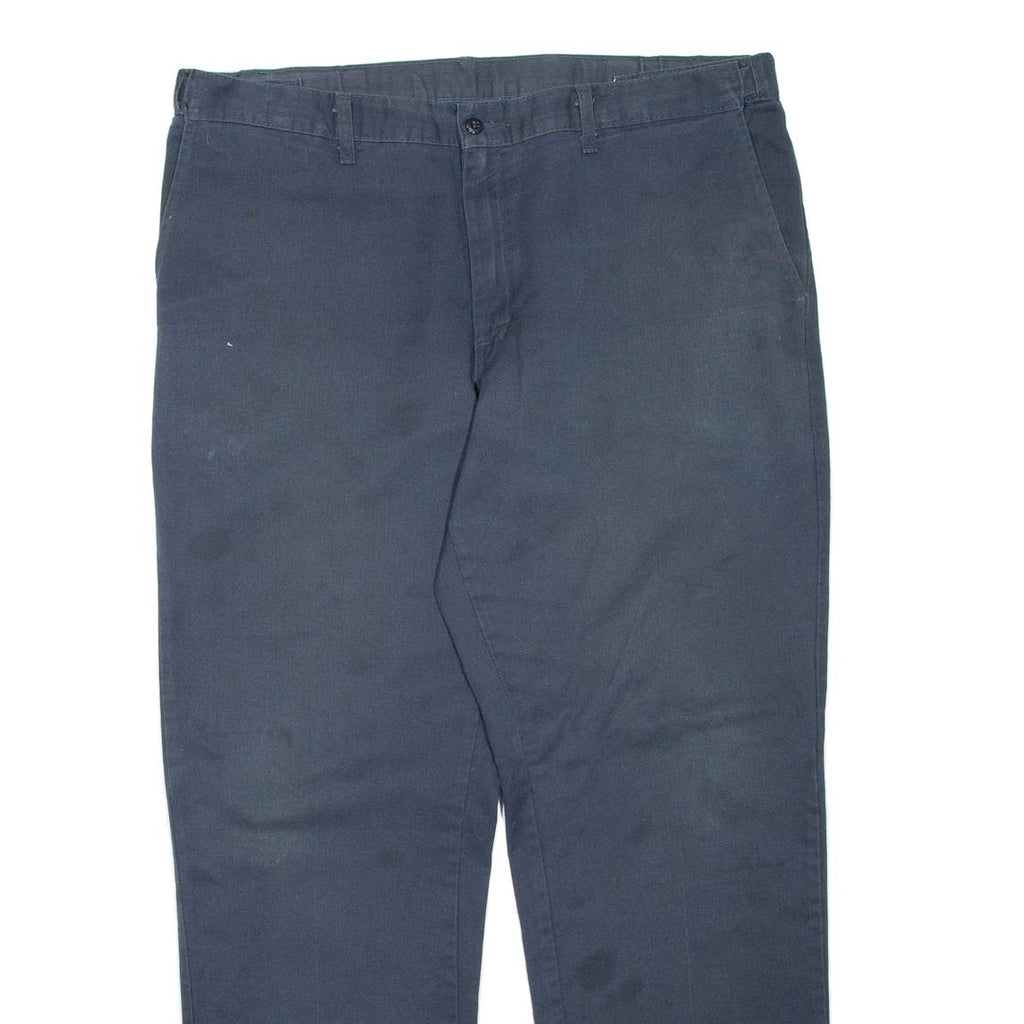 DICKIES Mens Trousers Blue Regular Tapered W38 L32