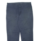 DICKIES Mens Trousers Blue Regular Tapered W38 L32