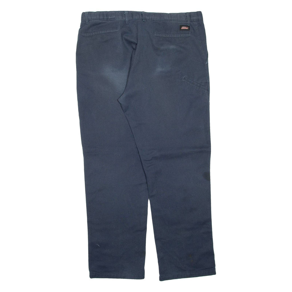 DICKIES Mens Trousers Blue Regular Tapered W38 L32