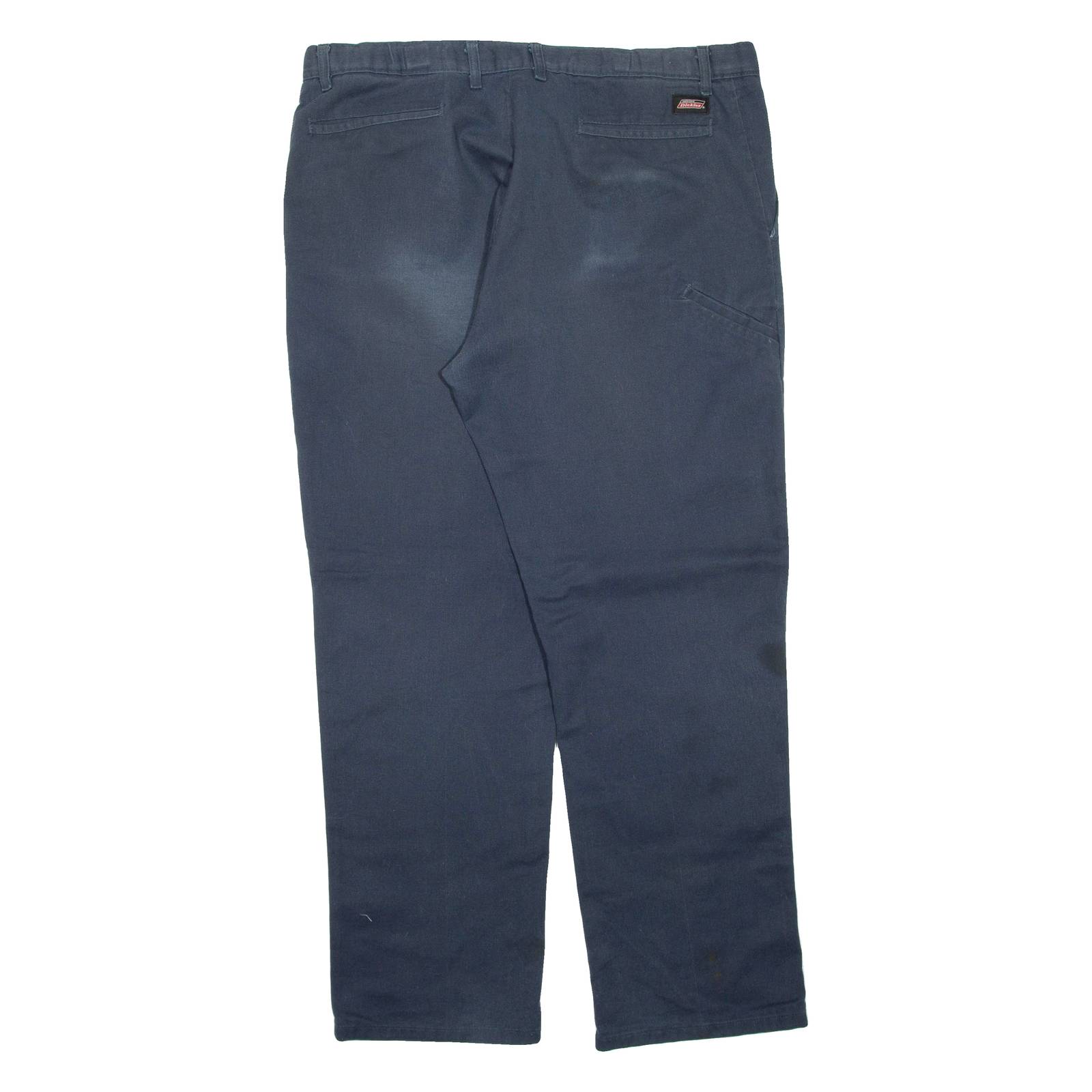 DICKIES Mens Trousers Blue Regular Tapered W38 L32