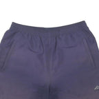 ADIDAS Womens Shorts Blue Casual Plain UK 12 W28 Comfortable Polyester Blend