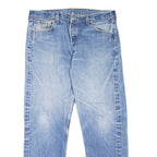 LEVI'S 501 Jeans Mens Blue Regular Straight Stone Wash W34 L29
