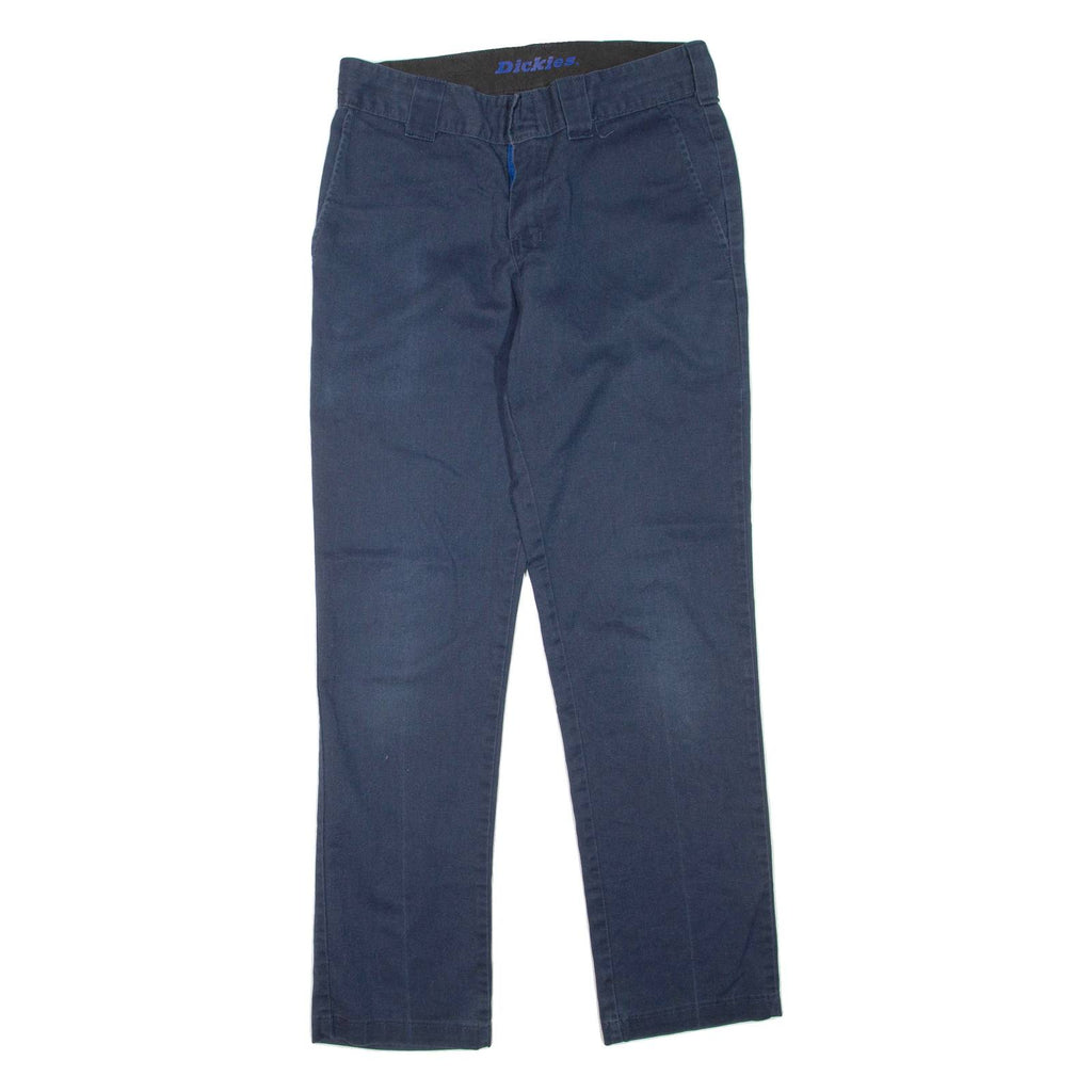 DICKIES Mens Trousers Blue Regular Straight W30 L31