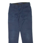 DICKIES Mens Trousers Blue Regular Straight W30 L31