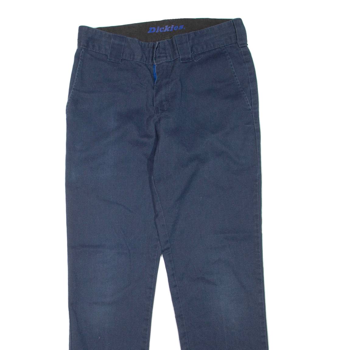 DICKIES Mens Trousers Blue Regular Straight W30 L31