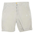 CARHARTT Mens Shorts Beige Relaxed Fit XL W38 Cotton Blend Workwear Casual