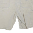 CARHARTT Mens Shorts Beige Relaxed Fit XL W38 Cotton Blend Workwear Casual