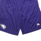 ADIDAS Mens Shorts Purple Sports Logo L W30 Polyester Casual Athletic