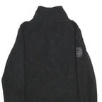 HARLEY DAVIDSON Womens Black Zip Jacket L Polyester Embroidered Casual