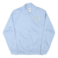 NIKE Mens Blue Light Blue Logo Track Jacket S Polyester Blend Zip Casual