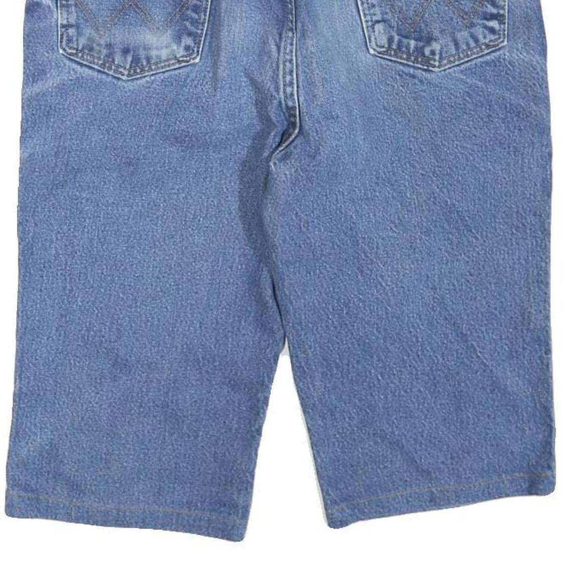 WRANGLER Womens Denim Blue Casual Shorts M W34 Classic Fit