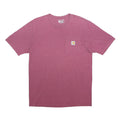 CARHARTT Mens Pink Pocket T-Shirt M Short Sleeve Crew Neck Workwear Casual