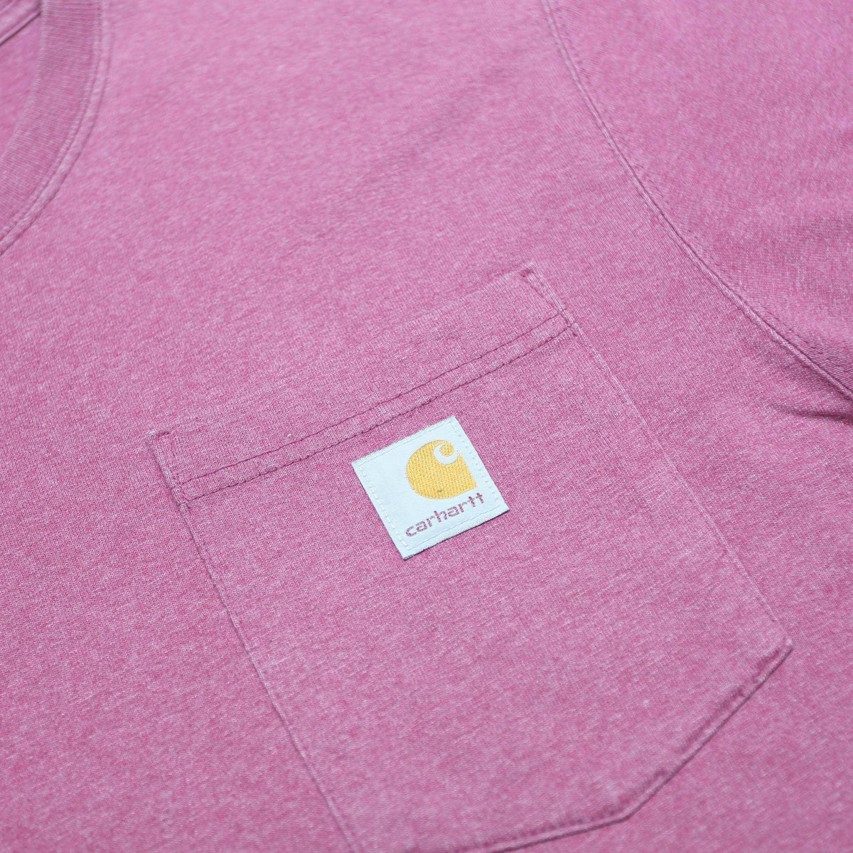 CARHARTT Mens Pink Pocket T-Shirt M Short Sleeve Crew Neck Workwear Casual