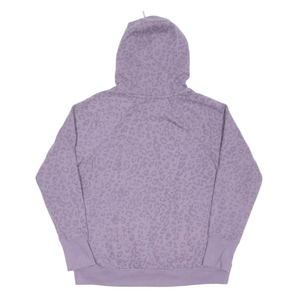 CALVIN KLEIN Womens Purple Hoodie Pullover L