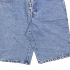 CHAMACCO Womens Denim Blue Casual Shorts M W30 Button Fly Pockets