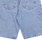 CHAMACCO Womens Denim Blue Casual Shorts M W30 Button Fly Pockets