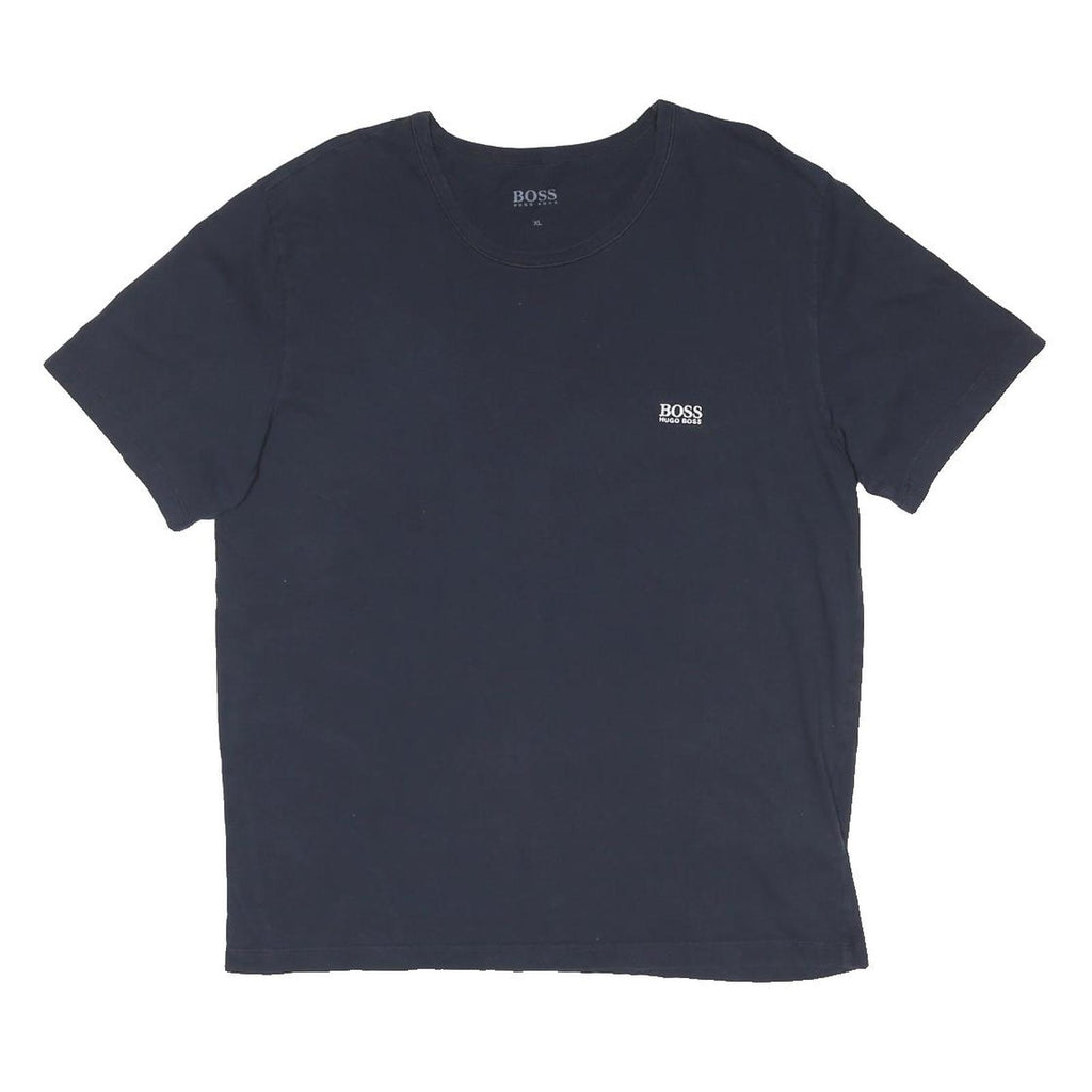 BOSS HUGO BOSS Mens Black Graphic T-Shirt XL Short Sleeve Crew Neck Cotton Blend