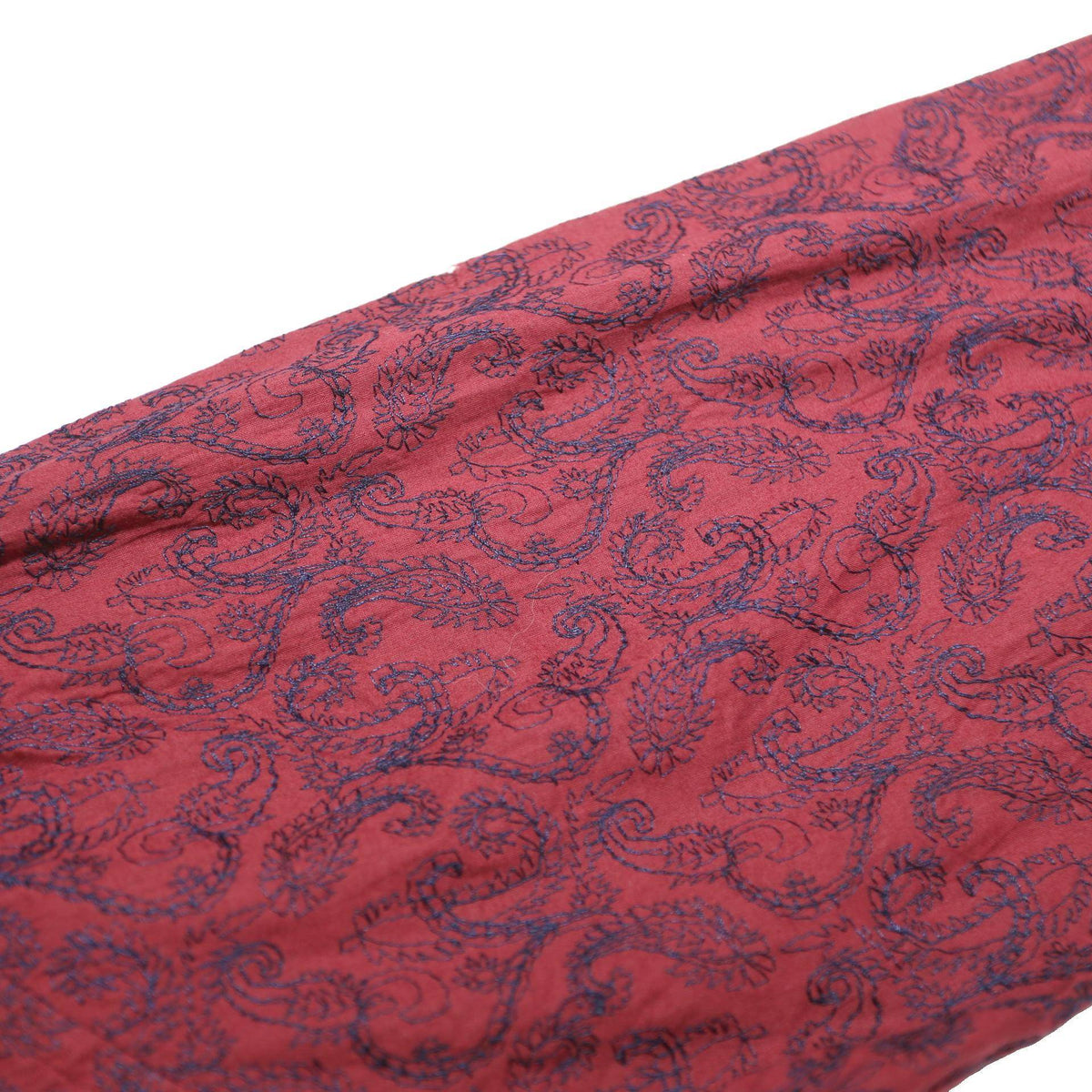 TOMMY HILFIGER Mens Maroon Pattern Shirt XL Cotton Long Sleeve Casual