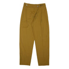 MAX&CO Womens Wool Blend Mustard Relaxed Tapered Trousers W30 L31 Elegant