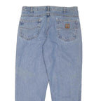 CARHARTT Mens Jeans Blue Relaxed Straight Denim Medium W33 L27 Casual Workwear
