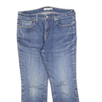 LEVI'S 505 Womens Jeans Blue Regular Straight Denim Medium W32 L26 Classic Zip