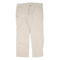 CARHARTT Mens Regular Fit Beige Cotton Blend Jeans W40 L29 Workwear Zip Closure