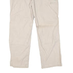 CARHARTT Mens Regular Fit Beige Cotton Blend Jeans W40 L29 Workwear Zip Closure